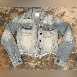 NWOT Hidden XS cropped jean jacket